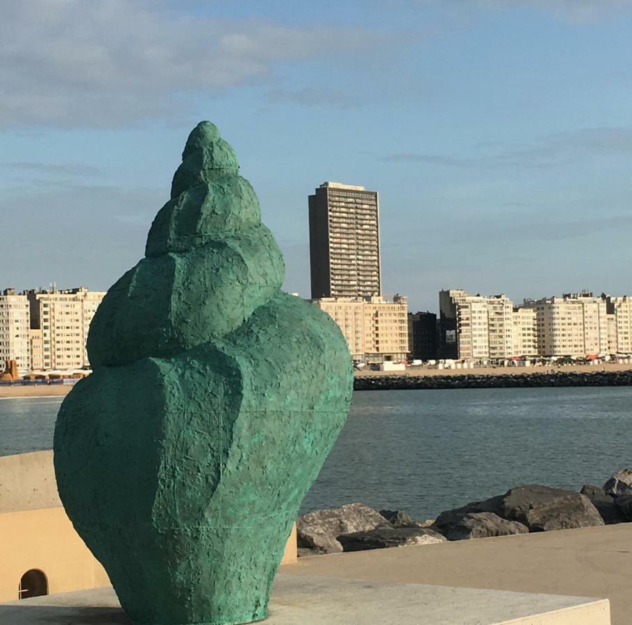 Sea And City View With Double Terrace Flat C Oostende Exterior foto